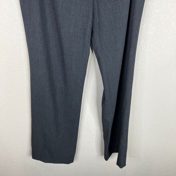 Piazza Sempione Womens Dress Pant Actual 31W Charcoal Pleated High Rise Straight - Picture 4 of 11